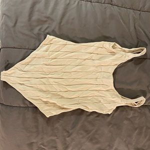 Cream color bodysuit